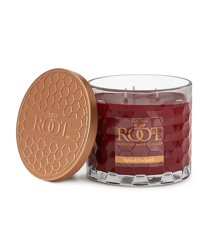 Spiced Orchard Fragrance Honeycomb Glass Jar Candle