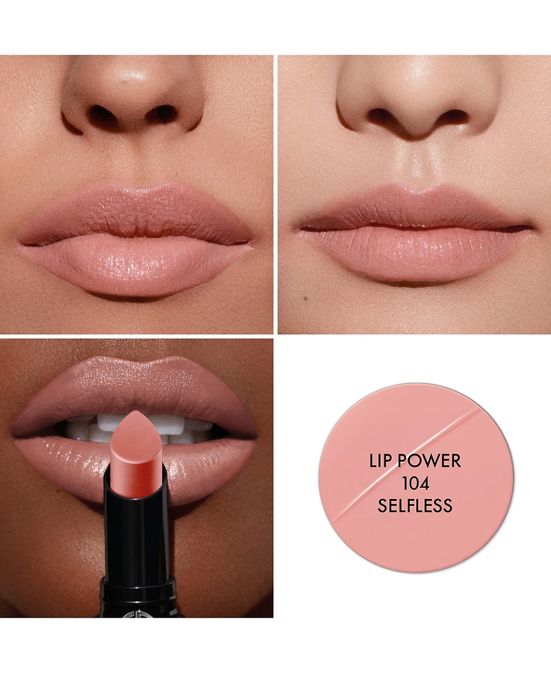 Armani Beauty Lip Power Long-Lasting Satin Lipstick