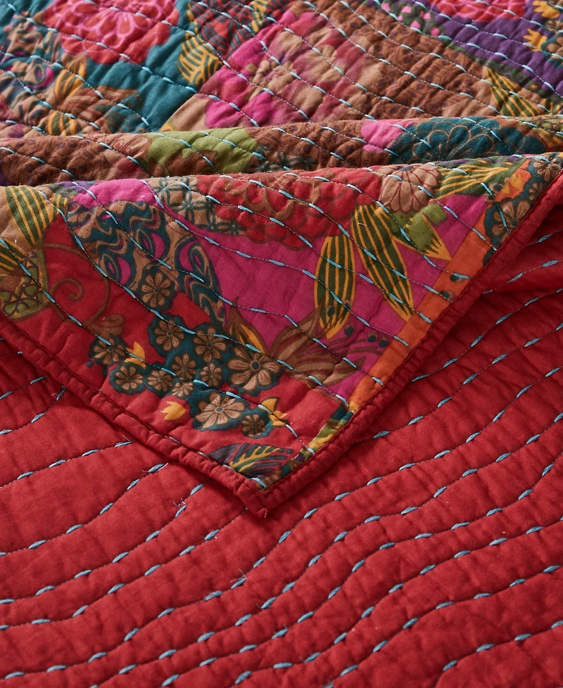 Greenland Home Fashions Jewel 3-Pc. Quilt Set, Full/Queen