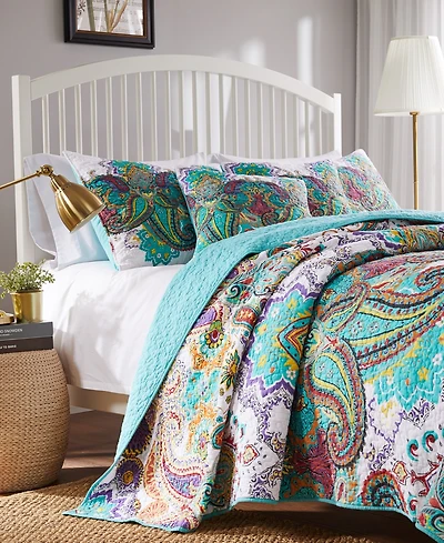Greenland Home Fashions Nirvana 3-Pc. Quilt Set, Full/Queen