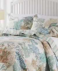 Greenland Home Fashions Atlantis Jade 3-Pc. Quilt Set, King