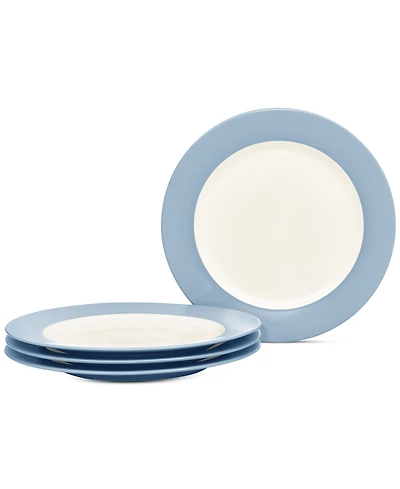 Noritake Colorwave Rim Dinner Plates, Set of 4