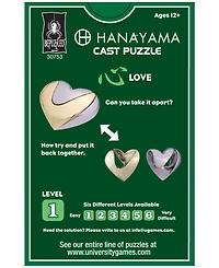 Hanayama Level 1 Cast Puzzle - Love Set