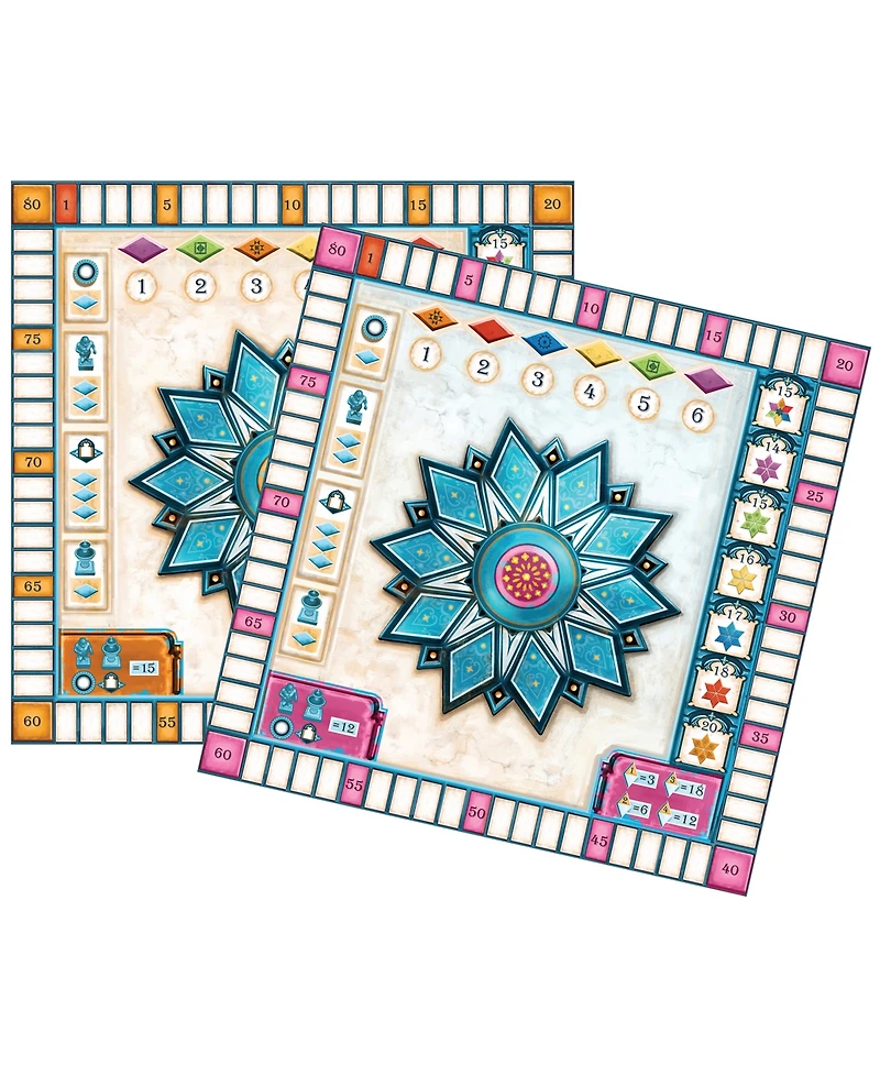 Next Move Games Azul Summer Pavilion Glazed Pavilion Expansion Set, 15 Piece