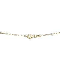 Wrapped Diamond Initial "P" 18" Pendant Necklace (1/10 ct. t.w.) in 14k Gold, Created for Macy's