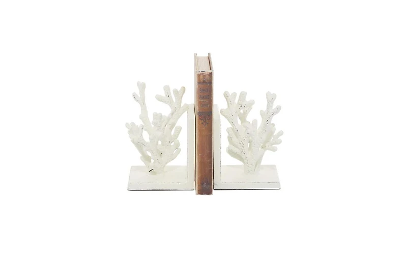 Metal Farmhouse Bookends, Set of 2