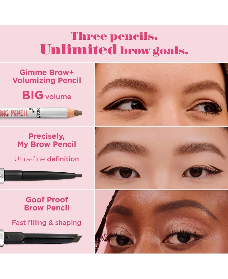 Benefit Cosmetics Mini Gimme Brow+ Volumizing Fiber Eyebrow Pencil