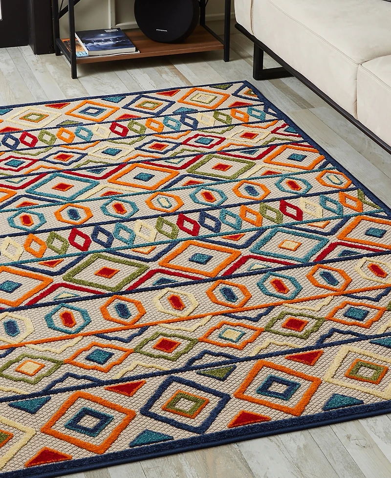 Kas Calla 6928 6'7" x 9' Outdoor Area Rug