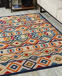 Kas Calla 6928 6'7" x 9' Outdoor Area Rug