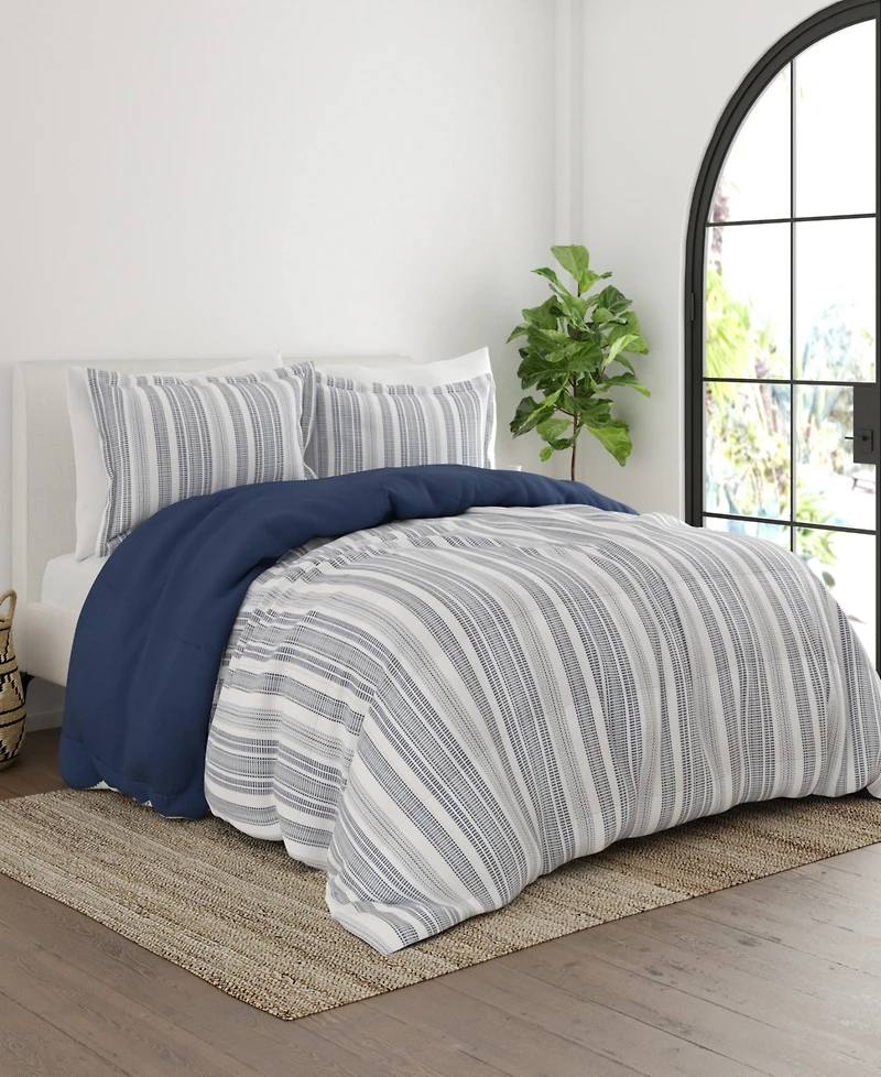 ienjoy Home Farmhouse Dreams Reversible 3-Pc. Comforter Set, King/California King