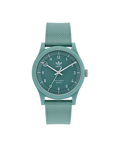 adidas Unisex Solar Project One Green Resin Strap Watch 39mm