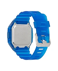 adidas Unisex Gmt Digital One Gmt Blue Resin Strap Watch 47mm