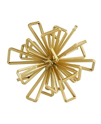 Metal Glam Geometric Sculpture, Set of 3
