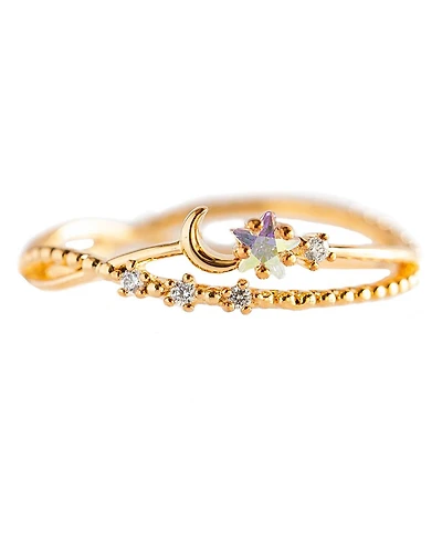 Girls Crew Luna Sparkle Ring