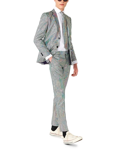 OppoSuits Big Boys Metallic Disco Ball Party Suit, 3-Piece Set