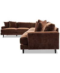 Closeout! Mariyah Fabric 4-Pc. Sectional with Sofa, Created for Macy's