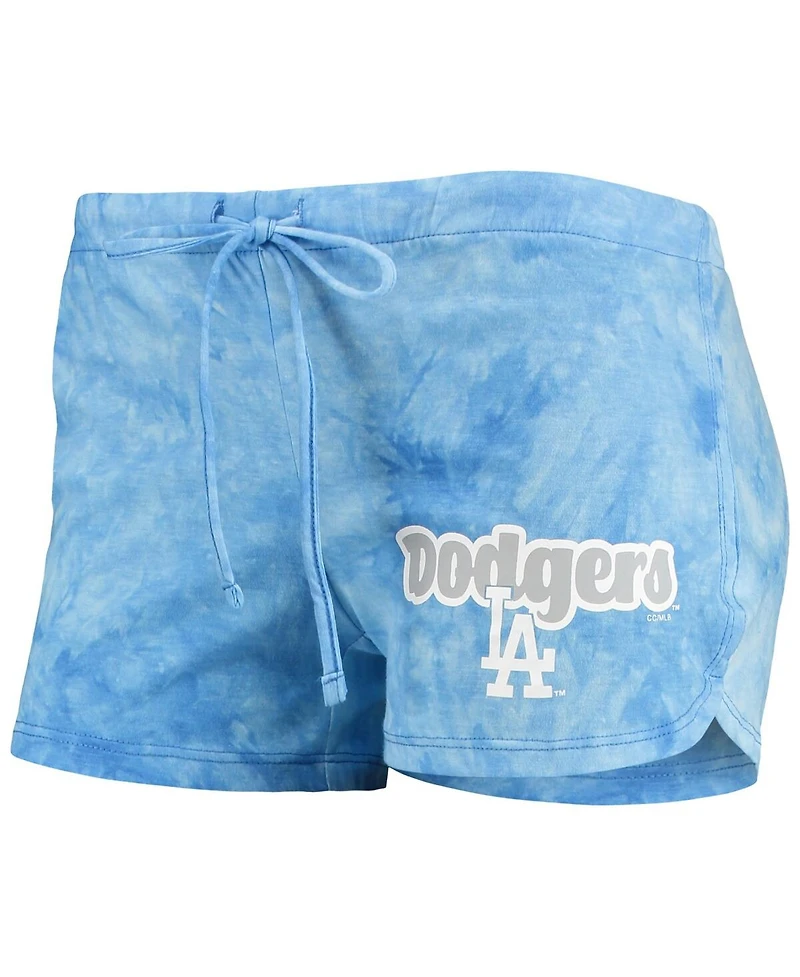 Women's Concepts Sport Royal Los Angeles Dodgers Billboard Racerback Tank Top and Shorts Set