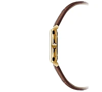Raymond Weil Women's Swiss Toccata Brown Leather Strap Watch 22.6x28.1mm