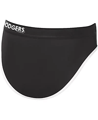 Women's G-iii 4Her by Carl Banks Black Los Angeles Dodgers Southpaw Bikini Bottom