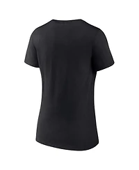 Women's Fanatics Black Chicago Bulls Hometown Collection T-shirt