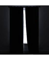 Nautica Virginia Ultimate Blackout Back Tab Window Curtain Panel Set, 38" x 84"