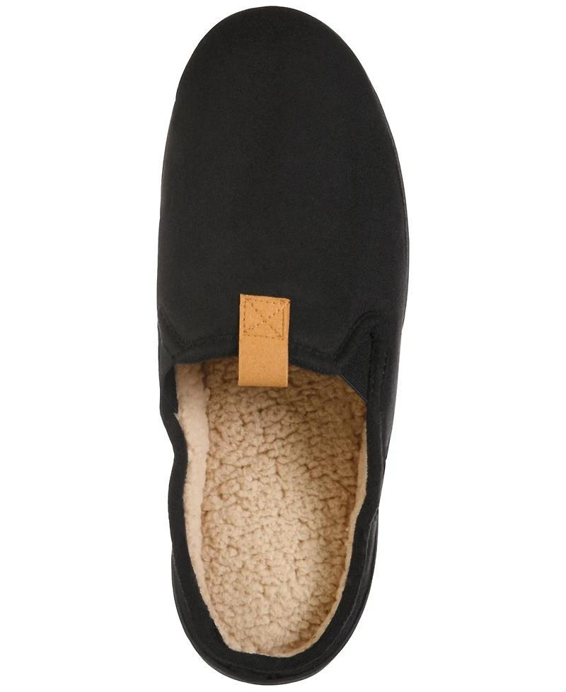 Isotoner Men's Microsuede Hoodback Slipper