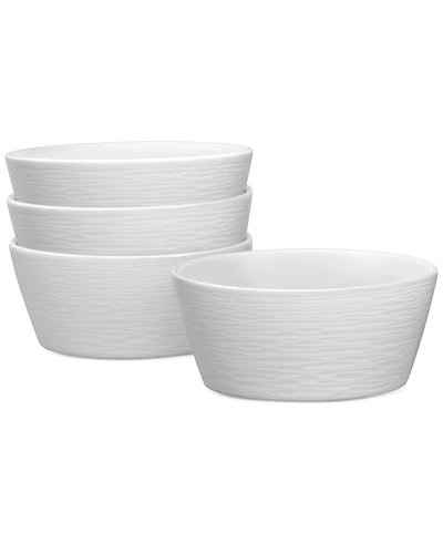 Noritake Swirl Fruit Bowls, Set of 4