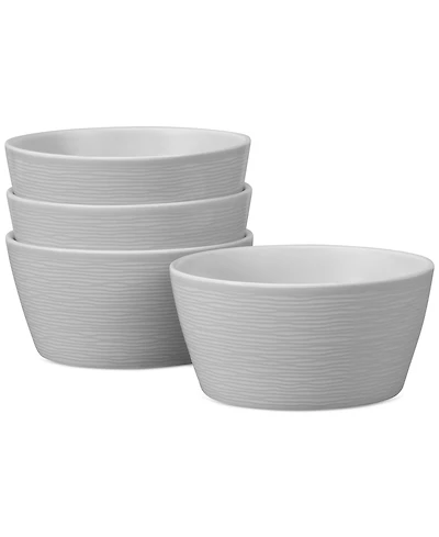 Noritake Swirl Cereal Bowls, Set of 4