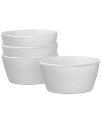 Noritake Swirl Cereal Bowls, Set of 4