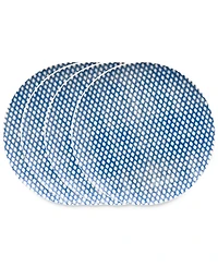Noritake Hammock Dots Coupe Salad Plates, Set of 4