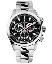 Alpina Men's Swiss Chronograph Alpiner Stainless Steel Bracelet Watch 42mm