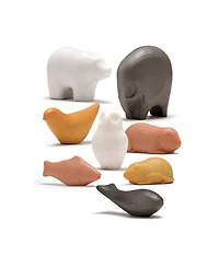Yellow Door Sensory Play Animal Stone, Pack of 8