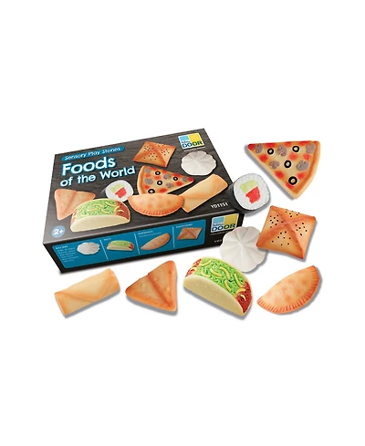 Yellow Door Sensory Play Stones Foods of The World, Set of 8