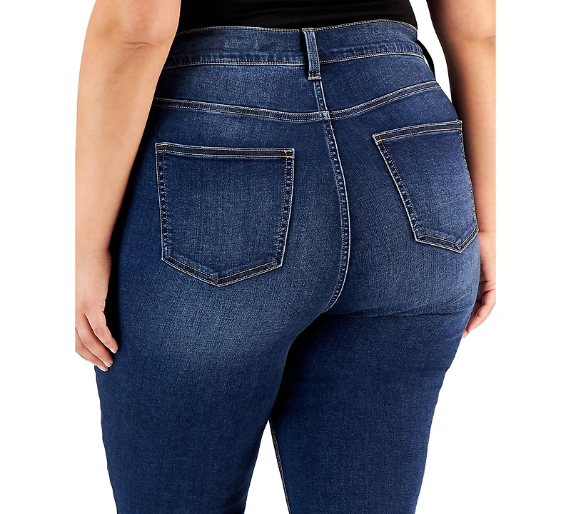 Celebrity Pink Trendy Plus Size High Rise Skinny Ankle Jeans