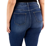 Celebrity Pink Trendy Plus Size High Rise Skinny Ankle Jeans