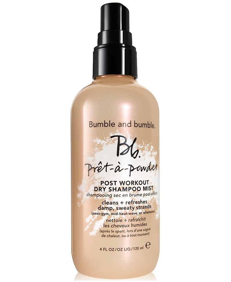Bumble and Bumble Pret-a-powder Post Workout Dry Shampoo Spray Mist, 4 oz.