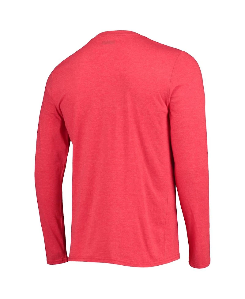 Men's Concepts Sport Black, Red Portland Trail Blazers Long Sleeve T-shirt and Pants Sleep Set
