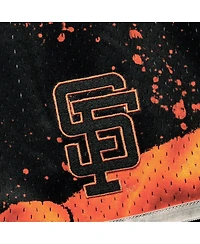 Men's Mitchell & Ness Black San Francisco Giants Hyper Hoops Shorts
