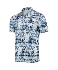 Men's Antigua Navy Detroit Tigers Vivid Polo