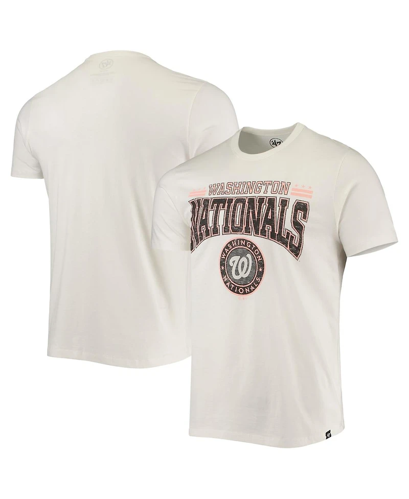 Men's '47 White Washington Nationals City Connect Elements Franklin T-shirt