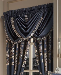 J Queen New York Caruso Waterfall Window Valance, 33" x 43"