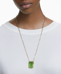 Swarovski Gold-Tone Crystal Millenia Octagon Cut 29-1/2" Pendant Necklace