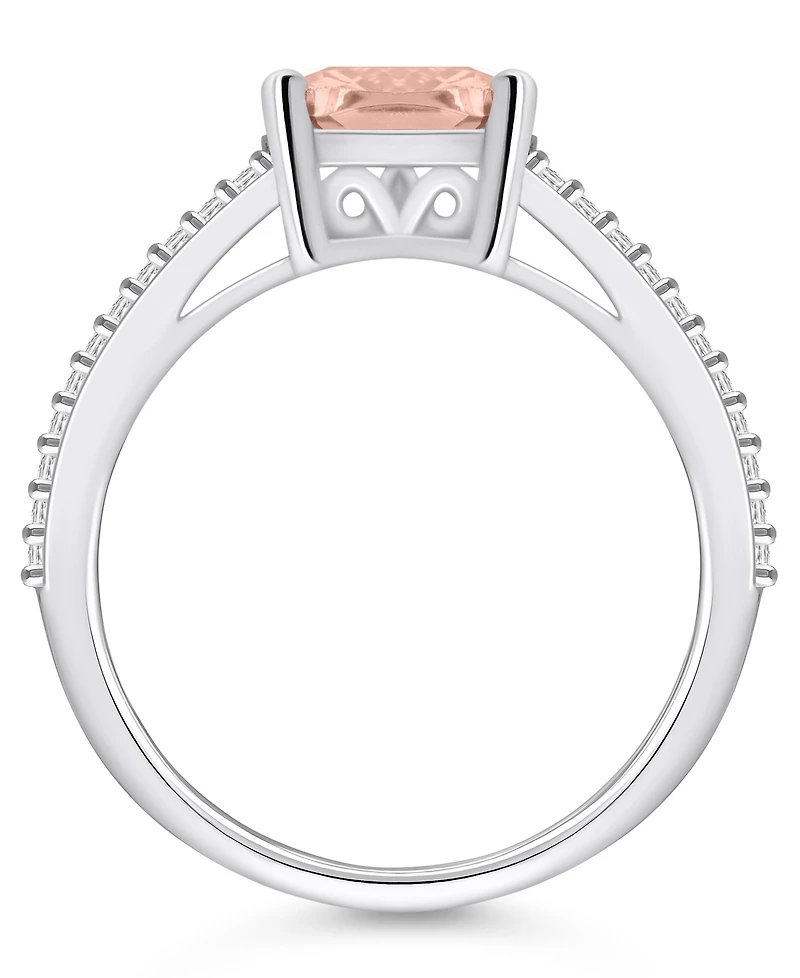 Macy's Morganite and Diamond Accent Ring 14K Gold
