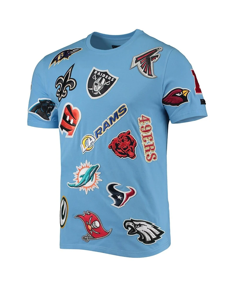 Men's Pro Standard Blue Nfl League Wordmark T-shirt