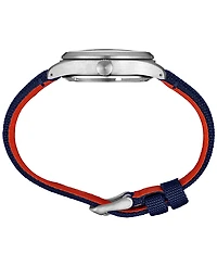 Seiko Men's Automatic 5 Sports Blue Nylon Strap Watch 39mm
