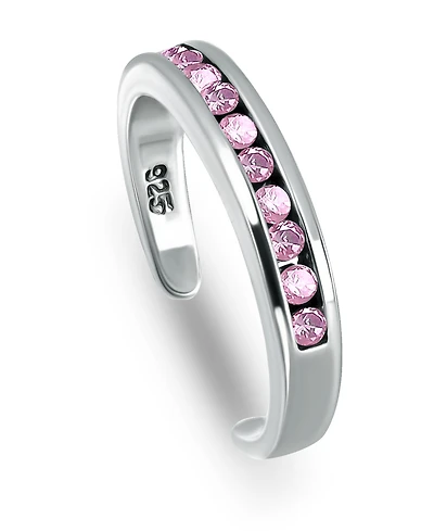 Giani Bernini Cubic Zirconia Channel Set Sterling Silver Toe Ring