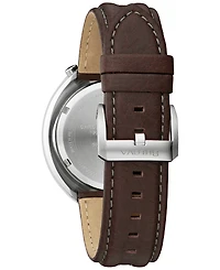 Bulova Men's Chronograph Archive Parking Meter Brown Leather Strap Watch 43mm - Limited Edition