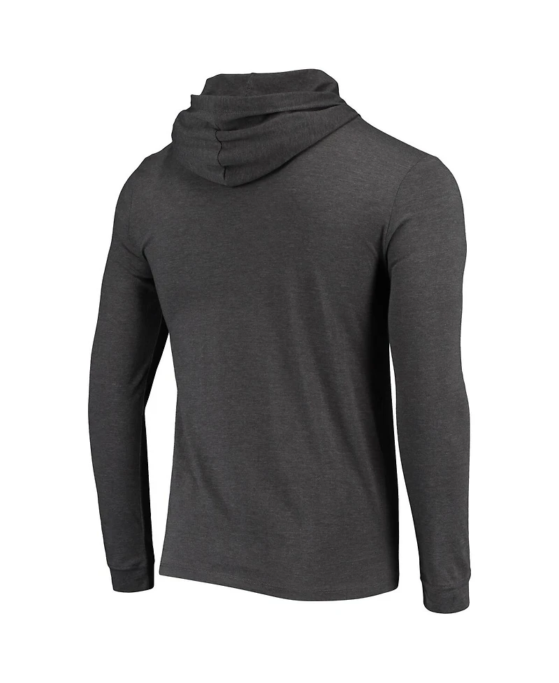 Men's Concepts Sport Royal and Charcoal Kansas Jayhawks Meter Long Sleeve Hoodie T-shirt and Jogger Pants Sleep Set