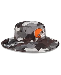 Men's New Era Camo Cleveland Browns 2022 Nfl Training Camp Official Panama Bucket Hat