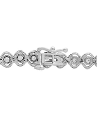 Diamond Twist Link Tennis Bracelet (1 ct. t.w.) 10k White or Yellow Gold, Created for Macy's